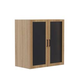 Mirella™ Glass Door Display Cabinet - Mayline Office