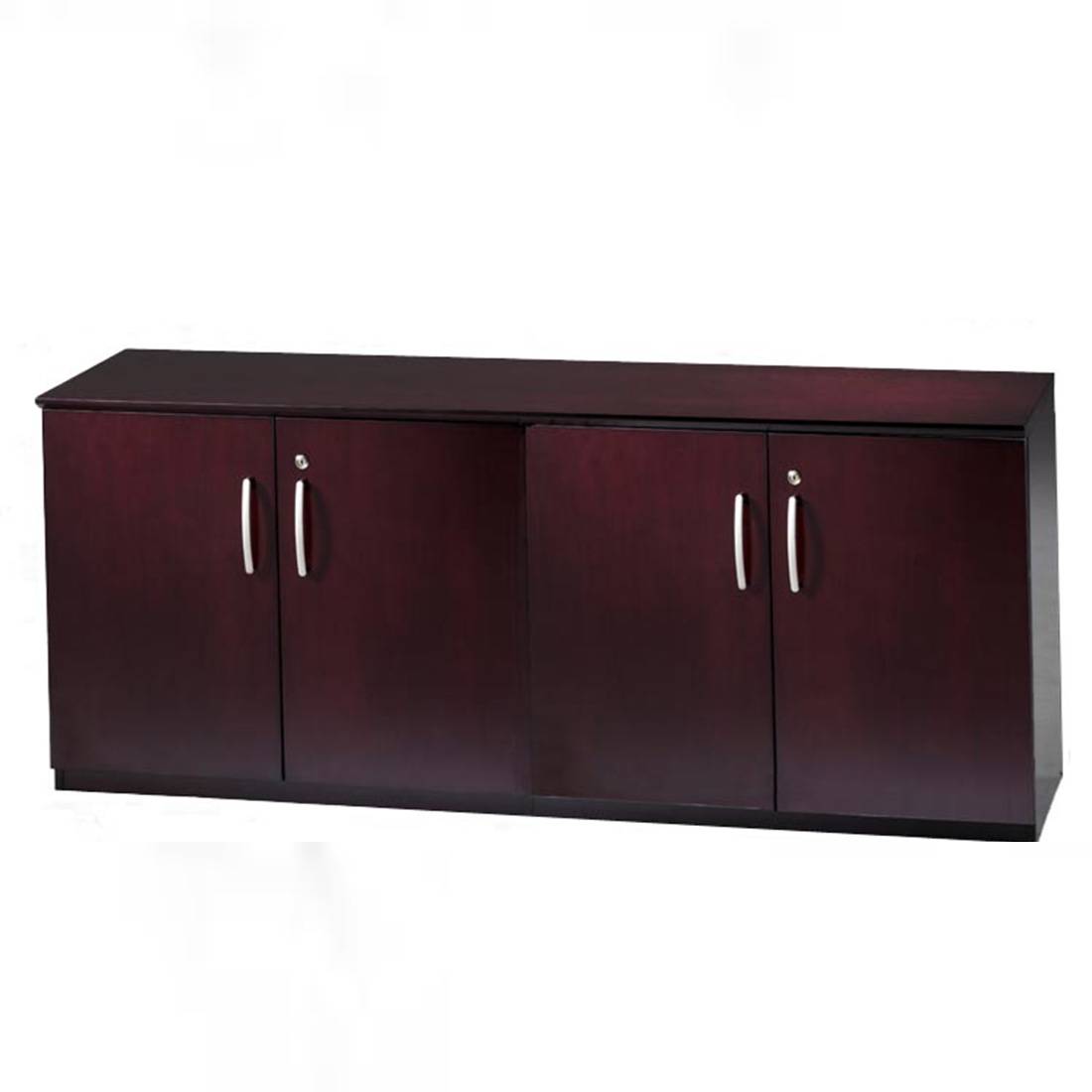 Mayline Corsica Low Wall with Wood Doors Mayline Office